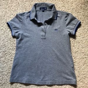 Fred Perry Twi Tipped Polo Shirt - Gray US 8